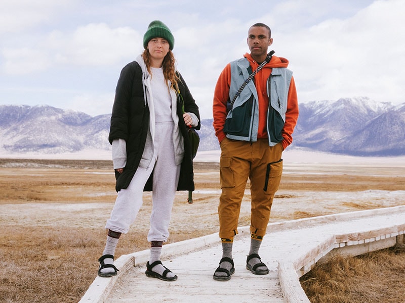 Socks and Sandals Teva®