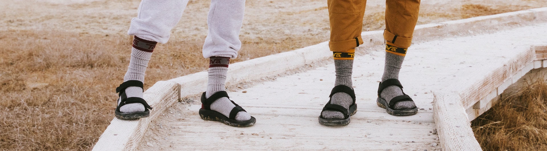 Socks and Sandals Teva®