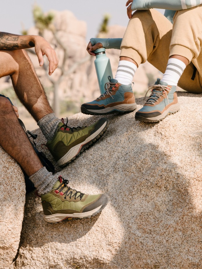New TEVA Mens US 7 Gnar Green Camo Hiking Trail Walking Waterproof Sneaker Shoes 